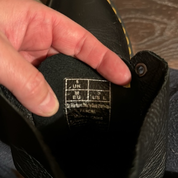Dr. Martens pascal black boots sz 7 - Picture 6 of 6